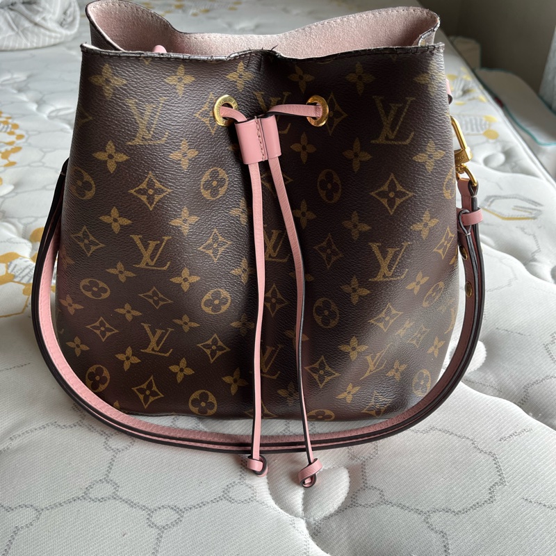 Lv neonoe MM 粉紅色 熱門款-6
