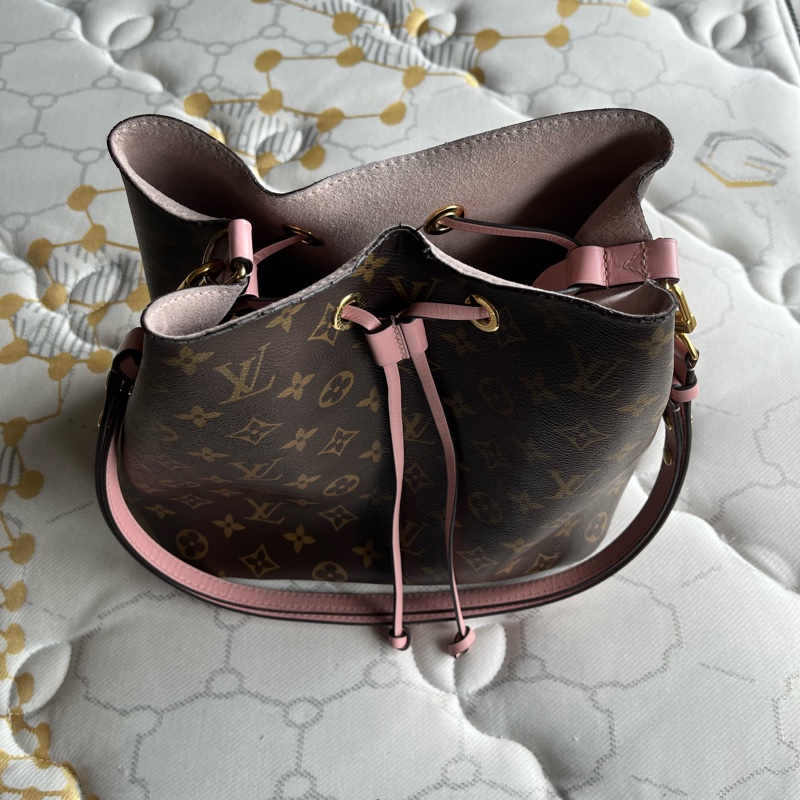 Lv neonoe MM 粉紅色 熱門款-7