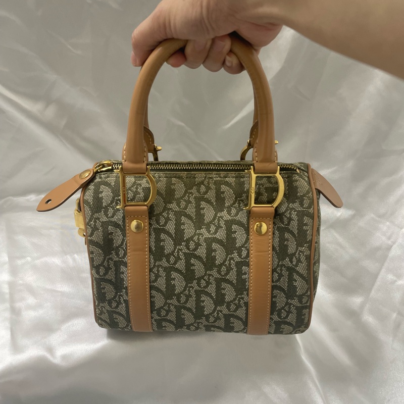 Dior 老花  vintage 波士頓包-4