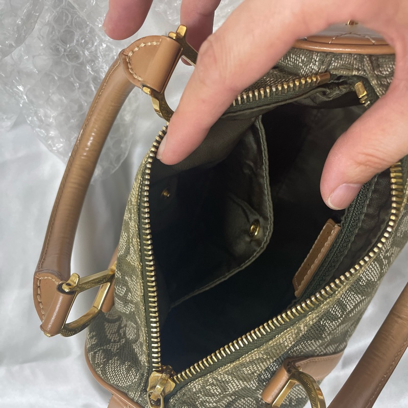 Dior 老花  vintage 波士頓包-15
