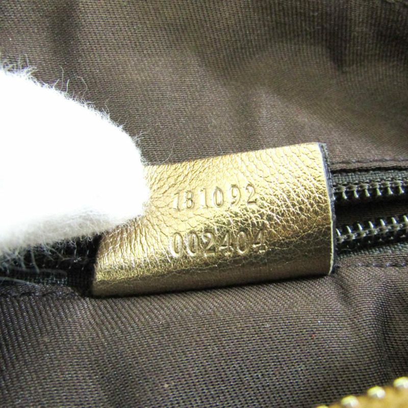 【日本直送】Gucci GG Canvas 181092 女士 GG 帆布皮革單肩包米色-9