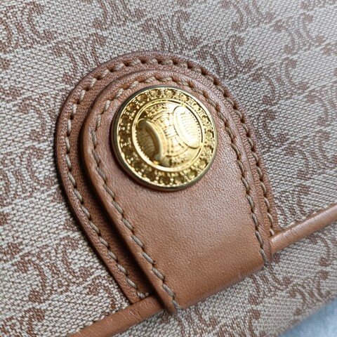 vintage celine 古董包 滿版凱旋門金球信封包