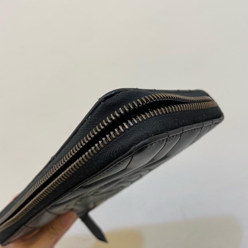 Gucci黑金雙G marmont 長夾-19