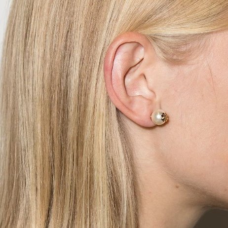 【預購】Tory Burch 經典Logo 珍珠耳環 耳釘-1
