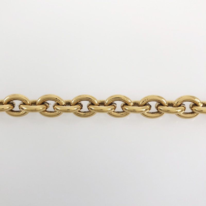 Chanel vintage香奈兒復古超美明星款中性款經典款菱格紋cc標誌金色古董腰鍊 腰鏈 腰帶-5