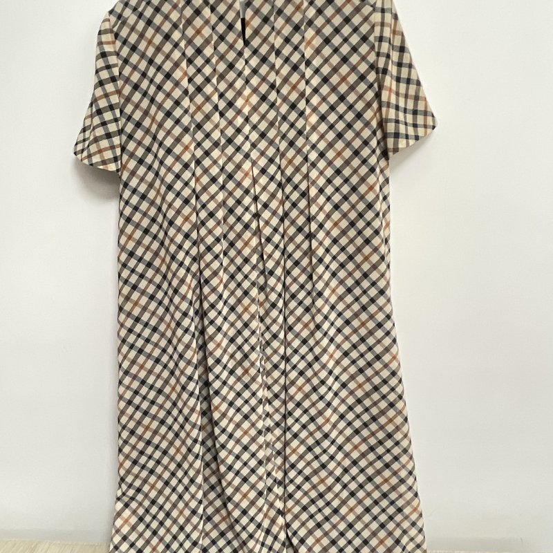 專櫃 DAKS 格子/黑/雙面穿/套裝/連身-1