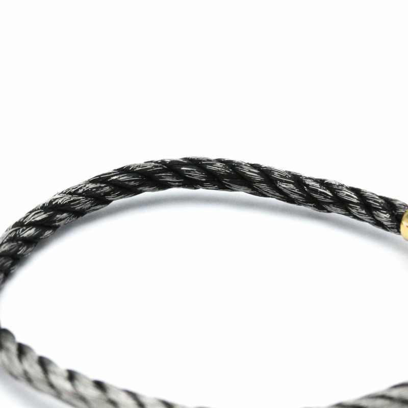 【日本直送】拋光 FRED Force 10 大號型號 18K 黃金鋼手鍊 BF560215-8