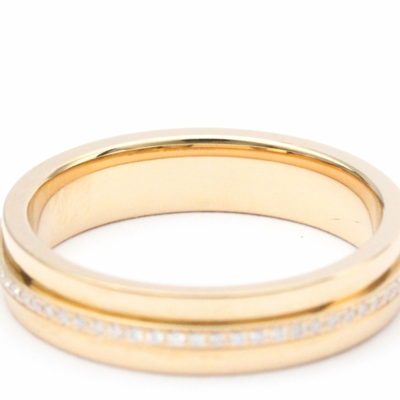 【日本直送】拋光 TIFFANY T TWO 窄鑽戒指 18K 玫瑰金 BF560635-5