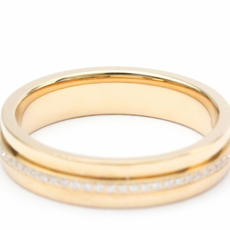 【日本直送】拋光 TIFFANY T TWO 窄鑽戒指 18K 玫瑰金 BF560635-7