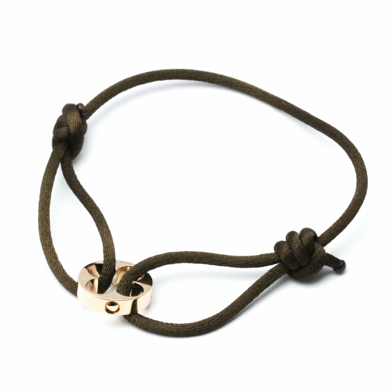 【日本直送】拋光 LOUIS VUITTON EMPREINTE 手鍊 18K 玫瑰金 Charm Q95647 BF560244-0