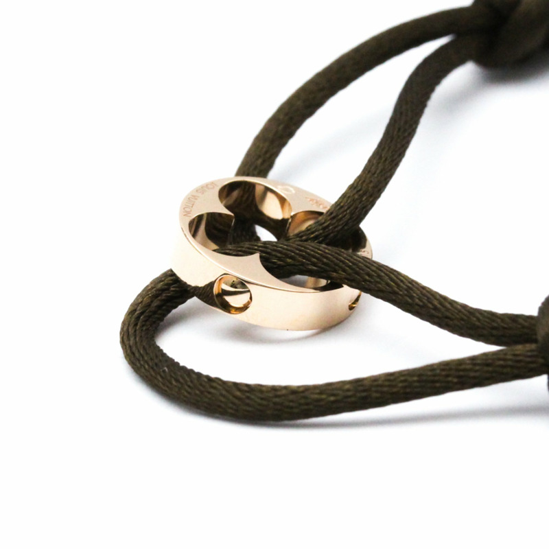 【日本直送】拋光 LOUIS VUITTON EMPREINTE 手鍊 18K 玫瑰金 Charm Q95647 BF560244-3