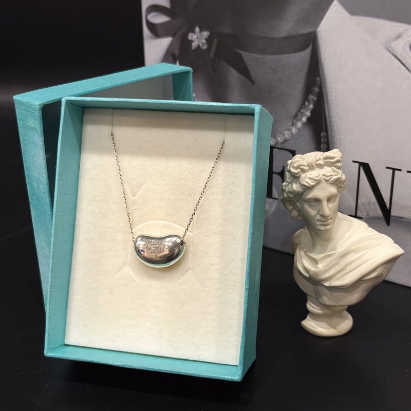Tiffany&Co. 純銀925 中相思豆項鍊/飾品-0