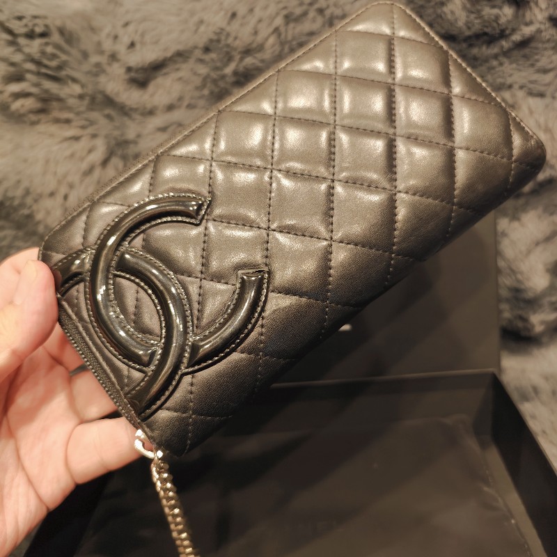 日本帶回香奈兒vintage 康朋長夾，絕版品出清-6