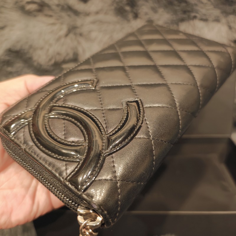 日本帶回香奈兒vintage 康朋長夾，絕版品出清-9