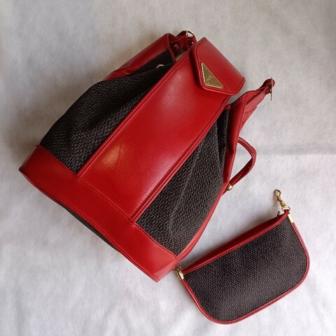 OLD YSL  vintage水桶包(子母包)