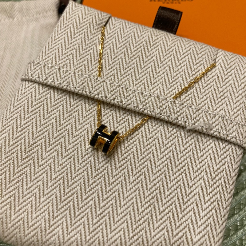 Hermes mini H 項鍊-1