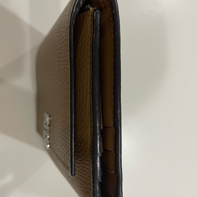 Loewe Anagram 三折短夾/橡木色-4