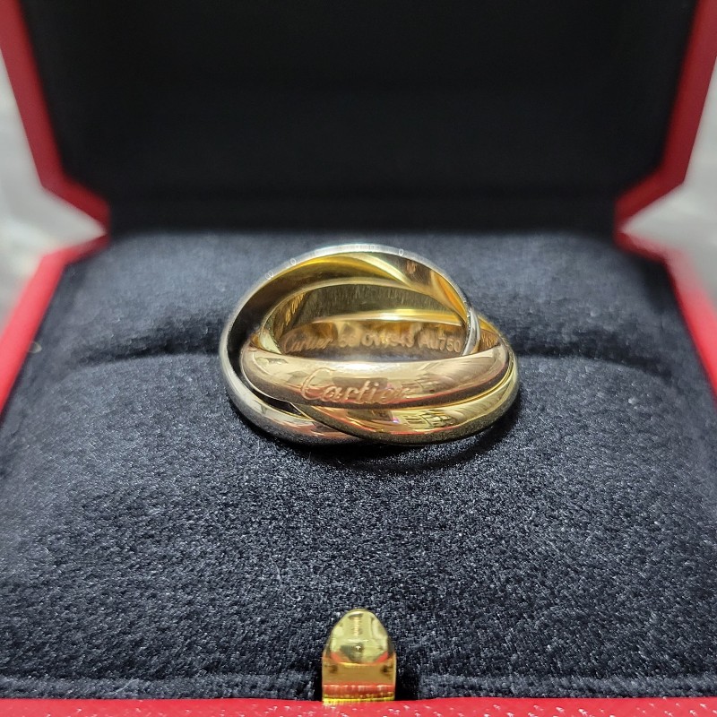 Cartier 卡地亞三環戒 56號-5