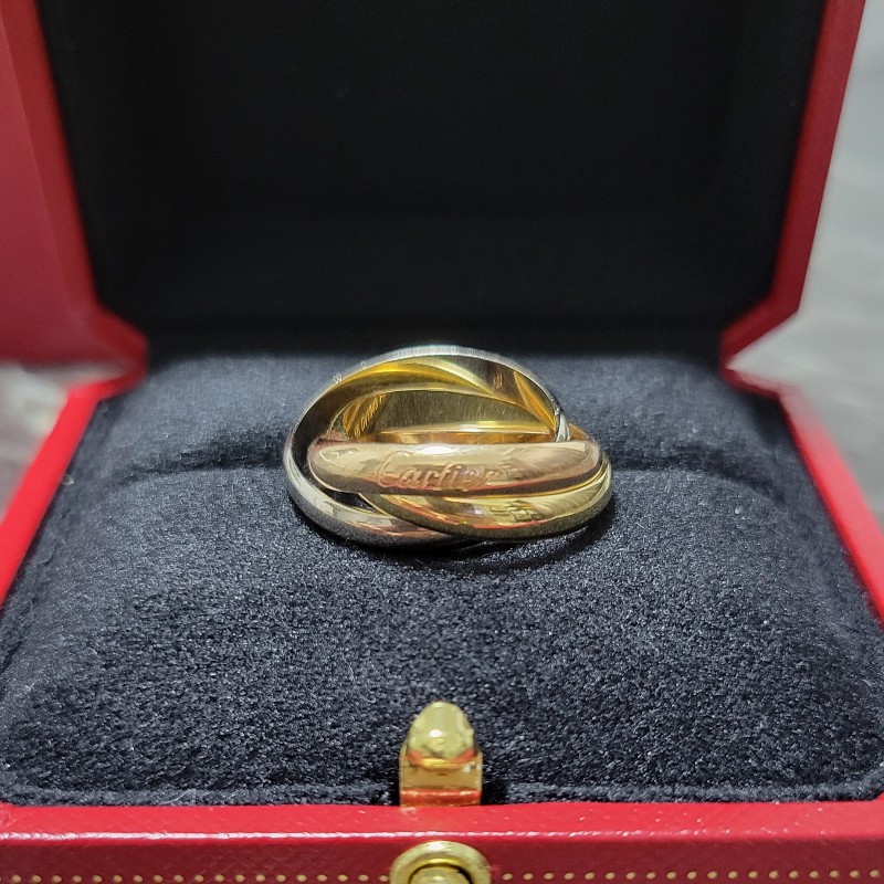 Cartier 卡地亞三環戒 56號-8