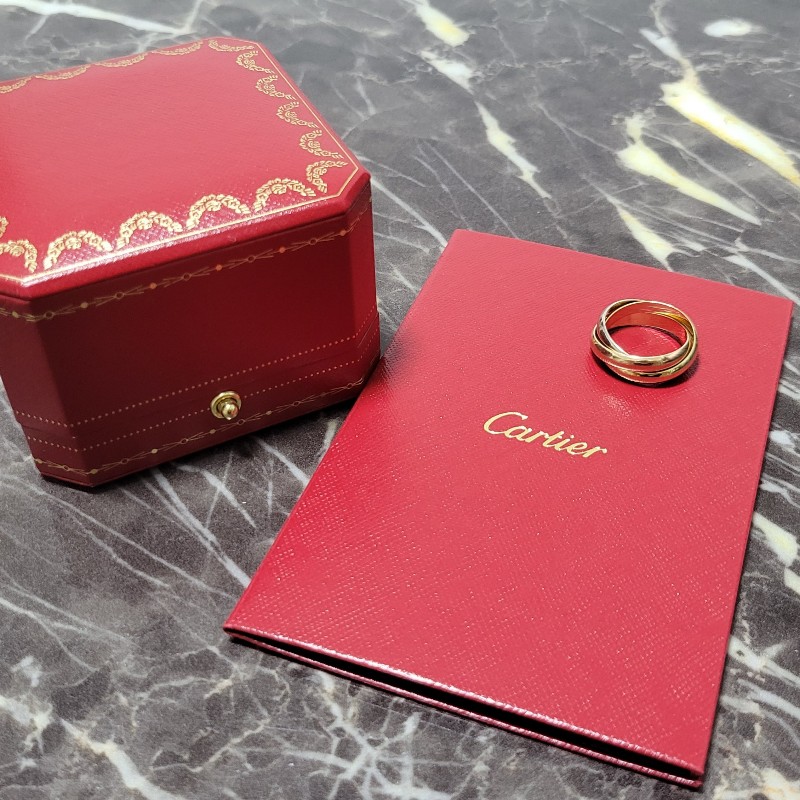 Cartier 卡地亞三環戒 56號-17
