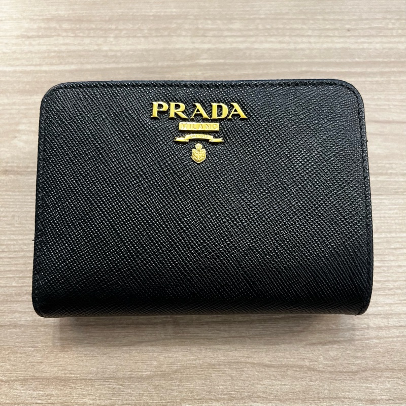 Prada 拉鍊零錢 皮夾 牛皮-6