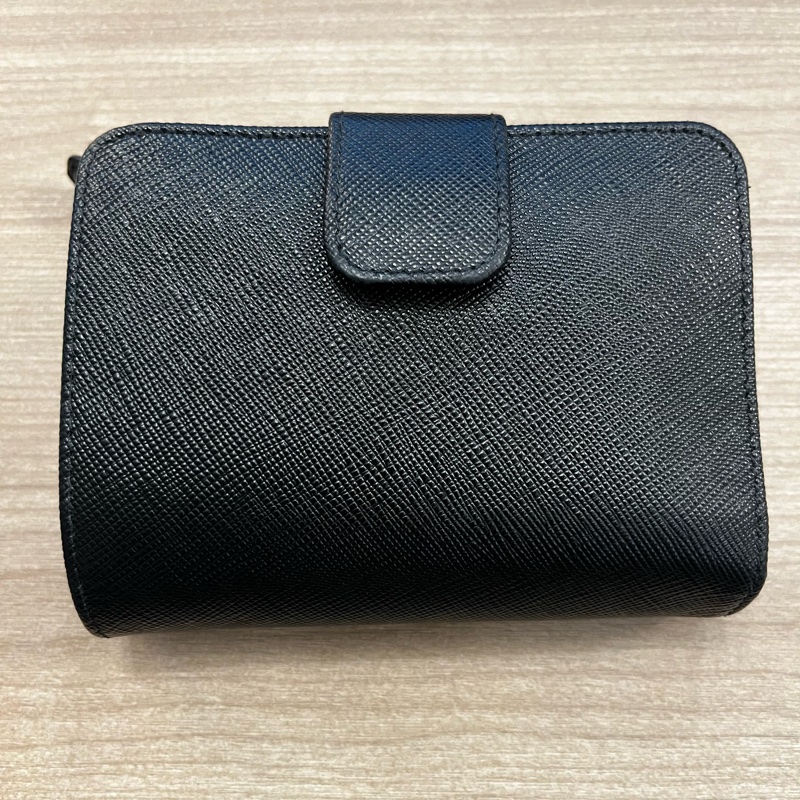 Prada 拉鍊零錢 皮夾 牛皮-9