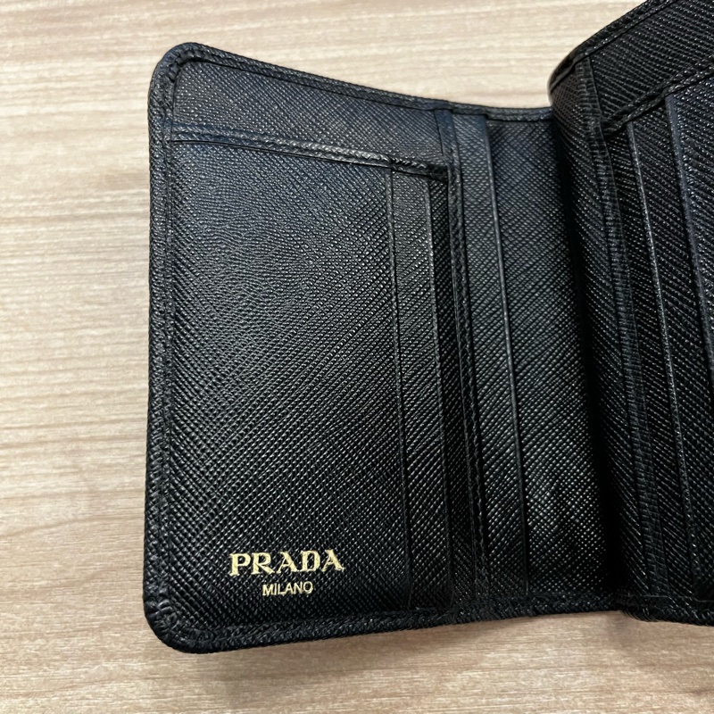 Prada 拉鍊零錢 皮夾 牛皮-13
