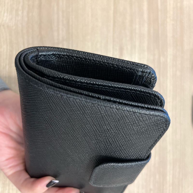 Prada 拉鍊零錢 皮夾 牛皮-15