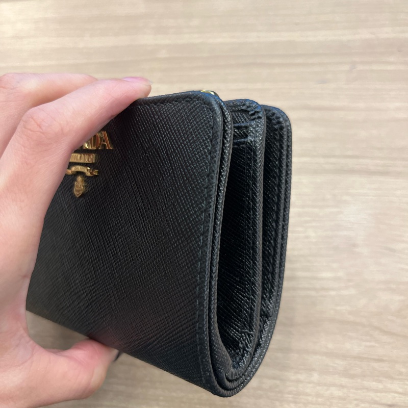 Prada 拉鍊零錢 皮夾 牛皮-16