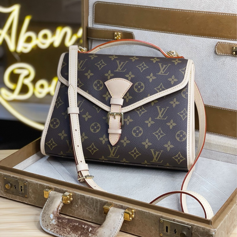 已售純欣賞❌Louis Vuitton 老花IVY郵差公文包💡原廠配皮更換-0