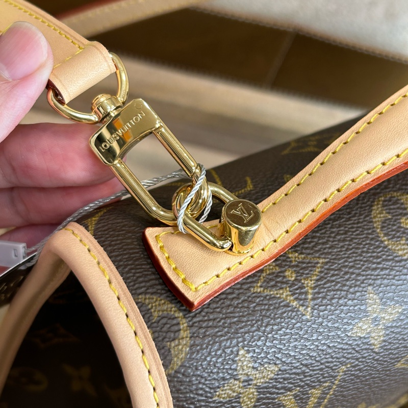 已售純欣賞❌Louis Vuitton 老花IVY郵差公文包💡原廠配皮更換-11