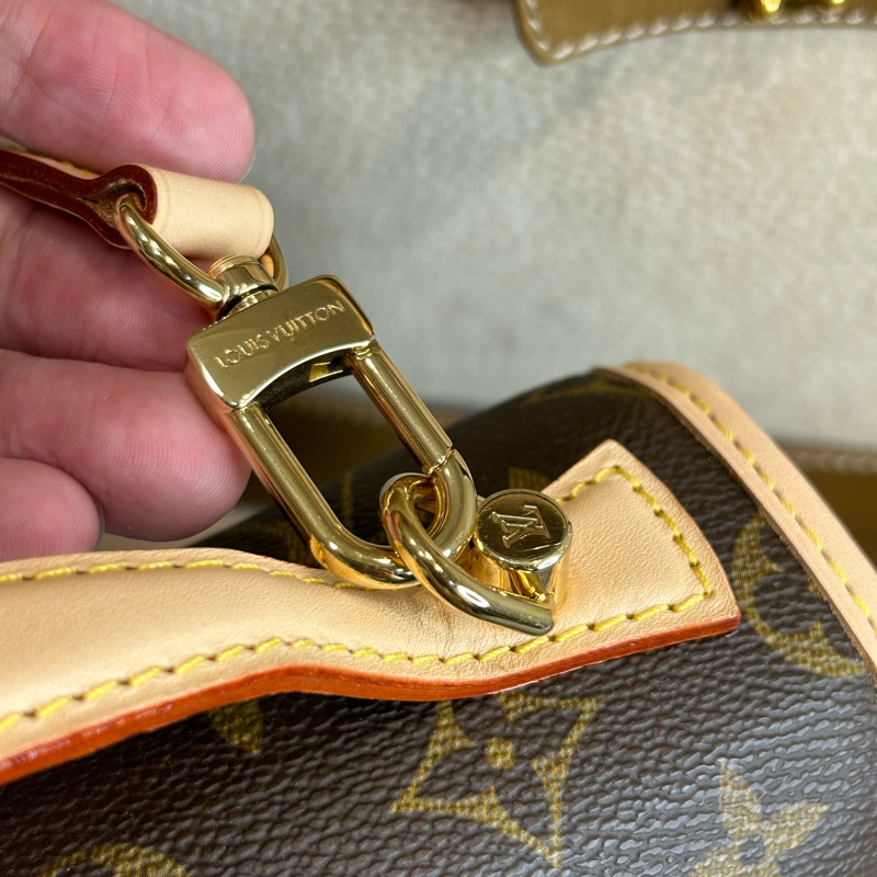 已售純欣賞❌Louis Vuitton 老花IVY郵差公文包💡原廠配皮更換-12