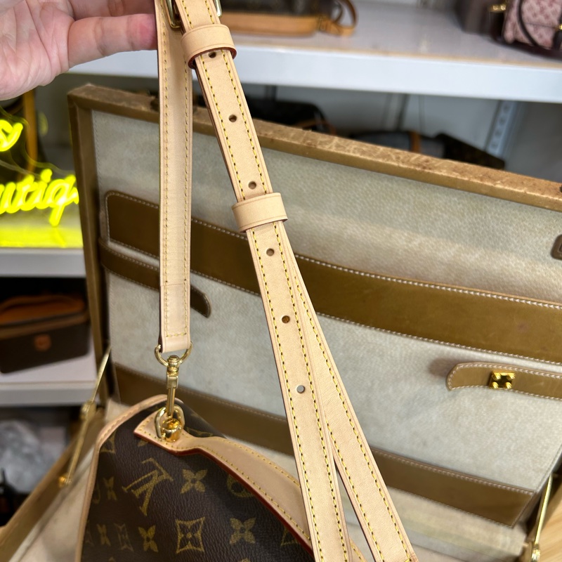 已售純欣賞❌Louis Vuitton 老花IVY郵差公文包💡原廠配皮更換-13