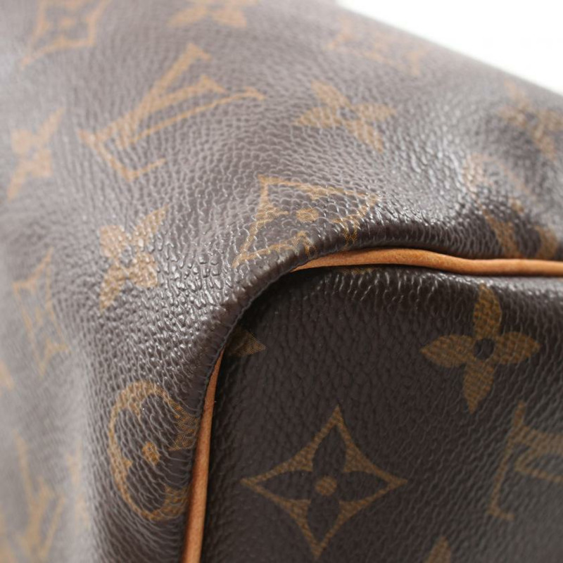 【日本直送】 中古LOUIS VUITTON[B]Speedy 肩帶 25 老花 手包 PVC 皮革 棕色 兩用款-5