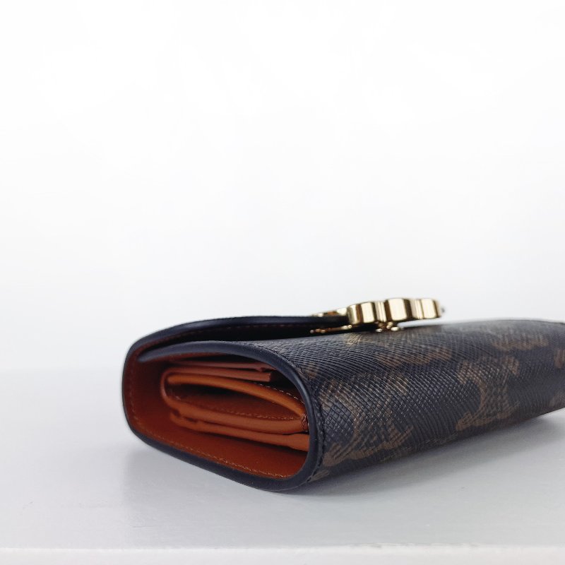 CELINE TRIOMPHE 凱旋門短夾 老花款-9