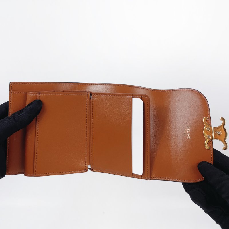 CELINE TRIOMPHE 凱旋門短夾 老花款-14