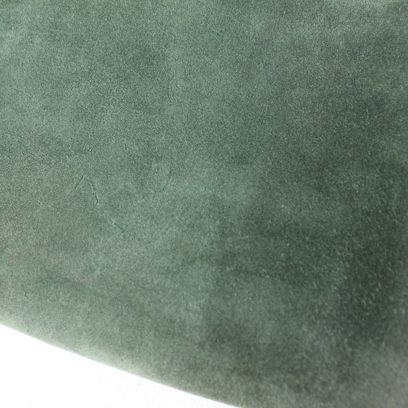 Gucci vintage 60s苔綠色麂皮古董信封包-13