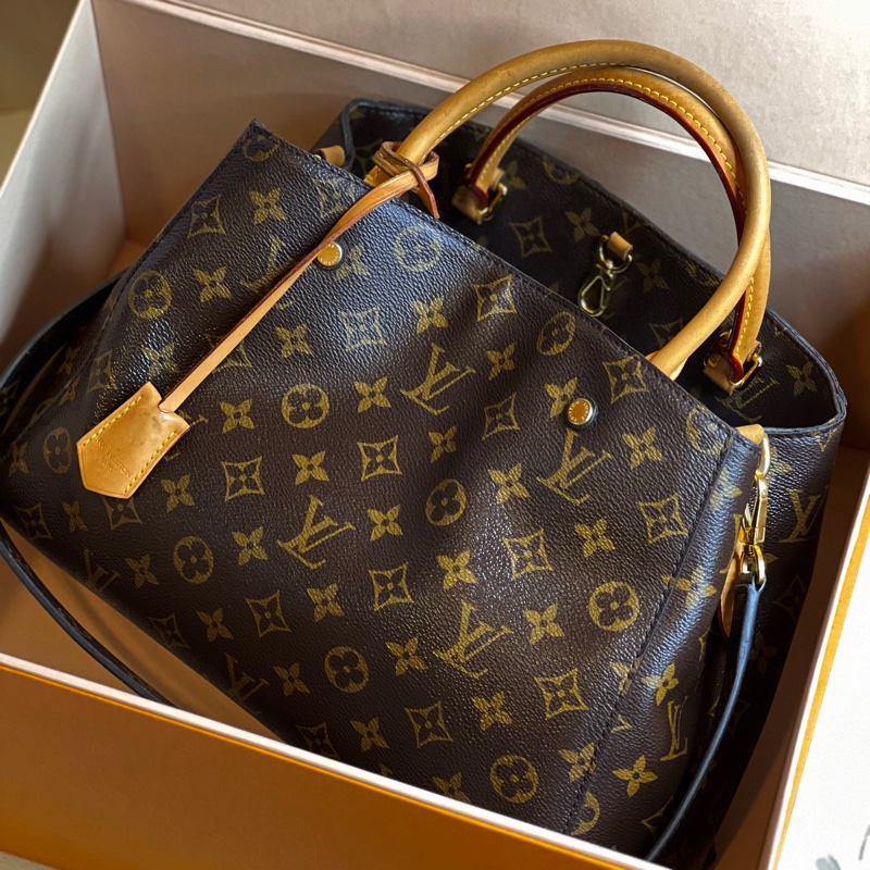 （保留中）LV  MONTAIGNE 蒙田包  MM 經典尺寸-2