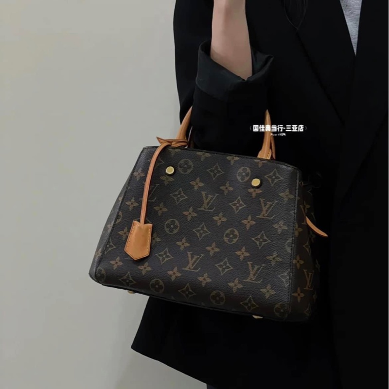 （保留中）LV  MONTAIGNE 蒙田包  MM 經典尺寸-4