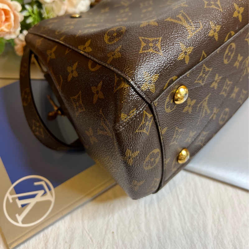 （保留中）LV  MONTAIGNE 蒙田包  MM 經典尺寸-9