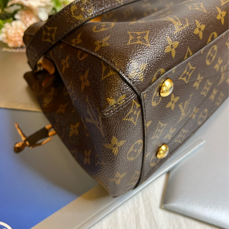 （保留中）LV  MONTAIGNE 蒙田包  MM 經典尺寸-10