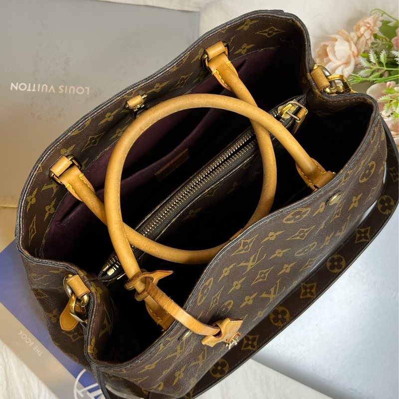（保留中）LV  MONTAIGNE 蒙田包  MM 經典尺寸-15