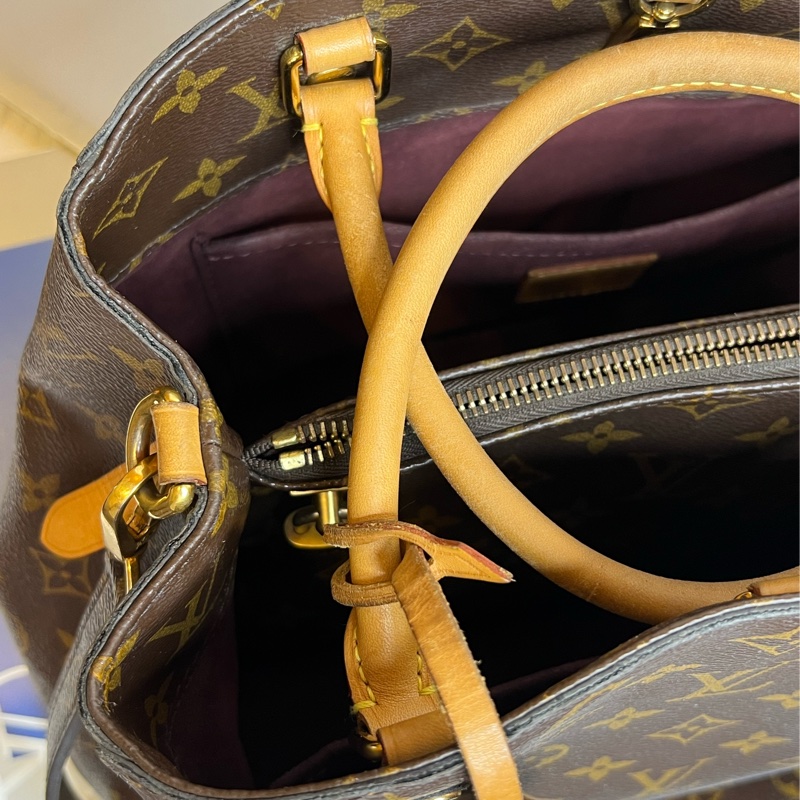 （保留中）LV  MONTAIGNE 蒙田包  MM 經典尺寸-16