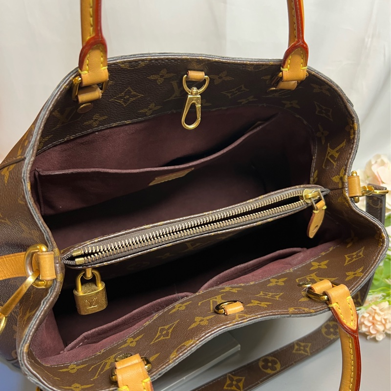 （保留中）LV  MONTAIGNE 蒙田包  MM 經典尺寸-18