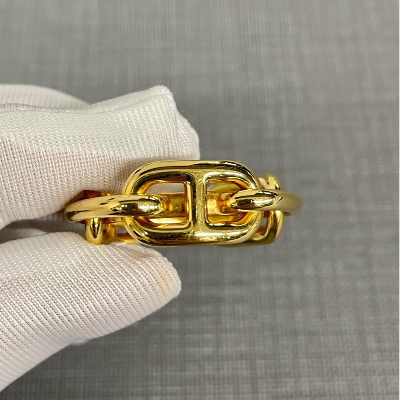 Hermes 愛馬仕 經典豬鼻子絲巾扣環-5