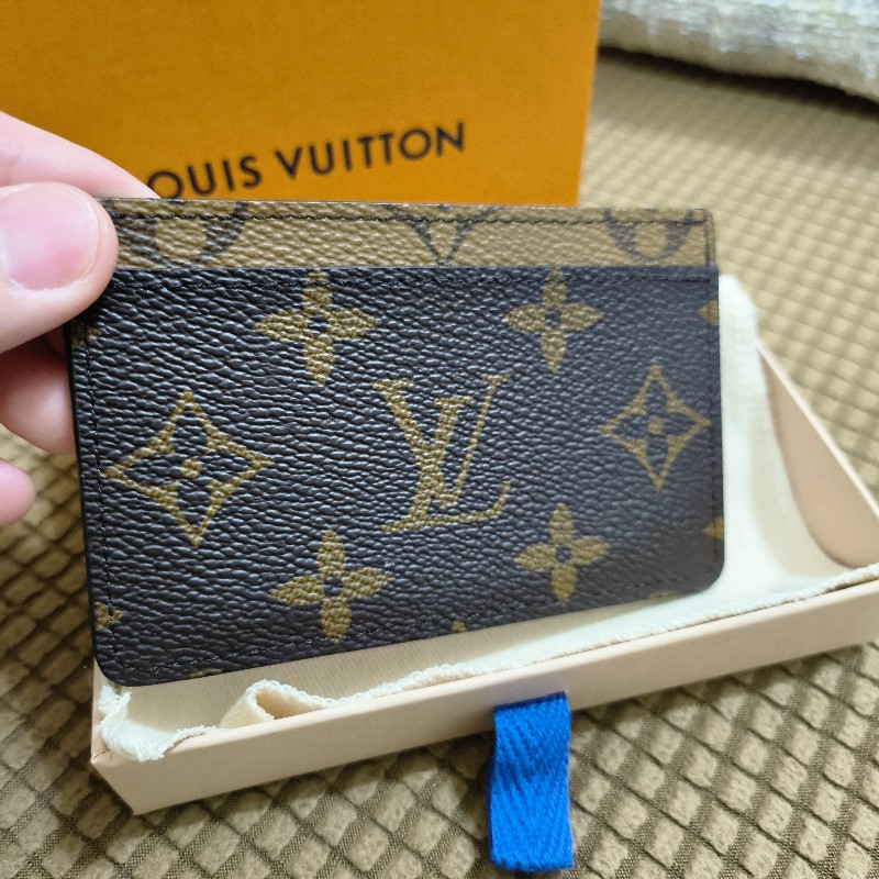 2/27購入 全新 LV 路易威登 Louis Vuitton 卡包 卡片夾 名片夾 老花-1