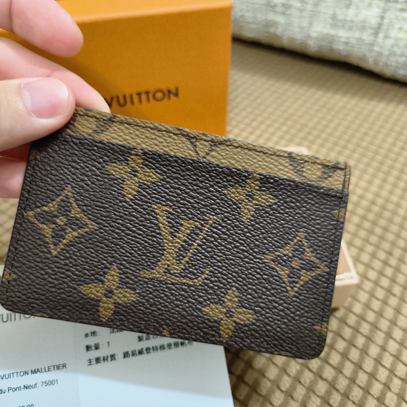 2/27購入 全新 LV 路易威登 Louis Vuitton 卡包 卡片夾 名片夾 老花-4