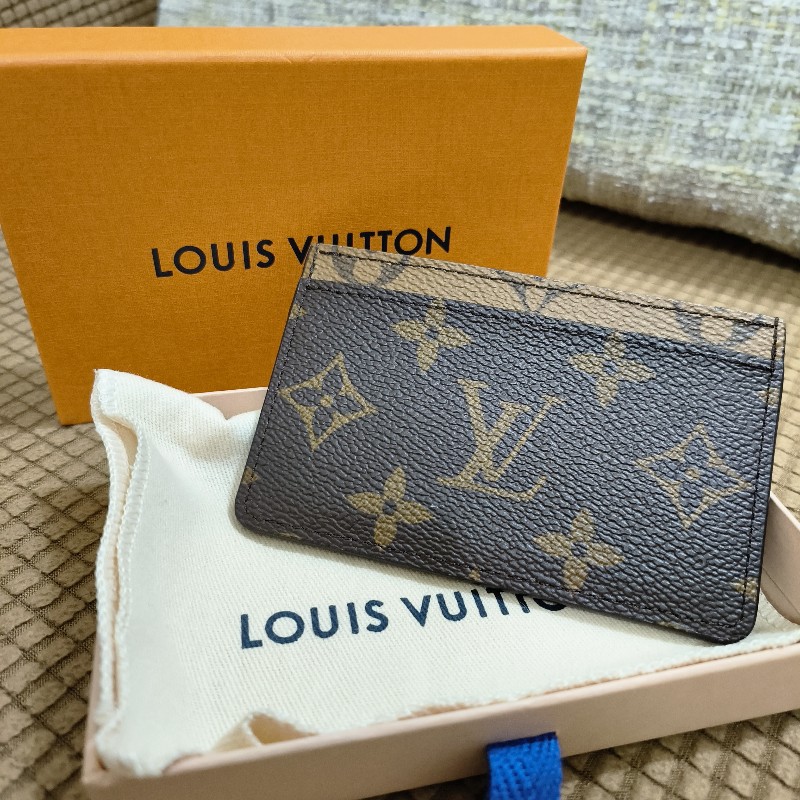 2/27購入 全新 LV 路易威登 Louis Vuitton 卡包 卡片夾 名片夾 老花-5