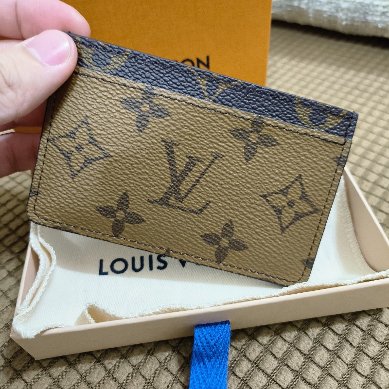 2/27購入 全新 LV 路易威登 Louis Vuitton 卡包 卡片夾 名片夾 老花-7