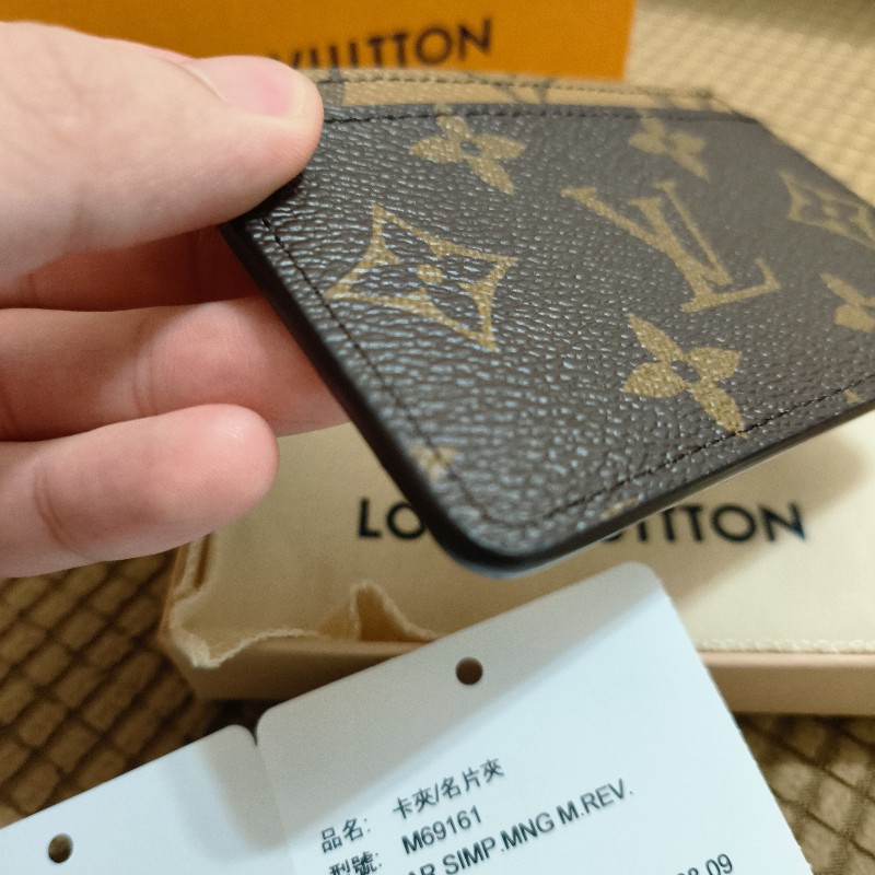 2/27購入 全新 LV 路易威登 Louis Vuitton 卡包 卡片夾 名片夾 老花-10